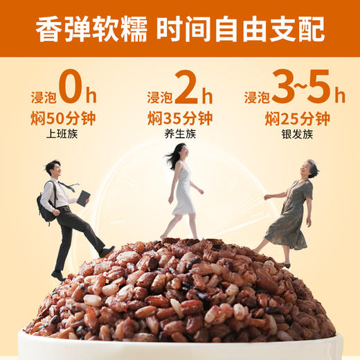 雁门清高五色糙米2.5kg轻脂粗粮苦荞主食五谷杂粮美味营养搭配餐 商品图5