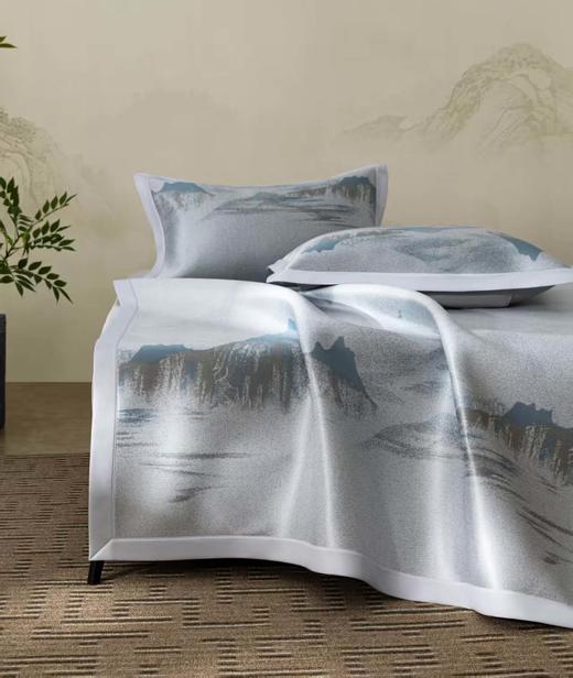 2025款冷循环炫彩提花席（床笠款） A类可机洗，透气凉爽宜人 商品图2