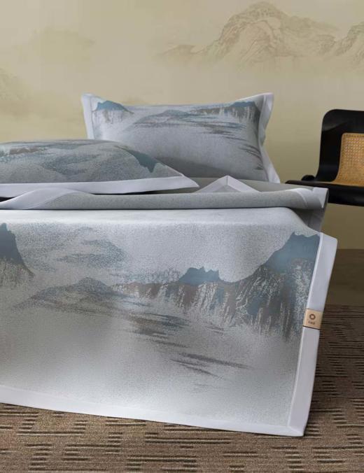 2025款冷循环炫彩提花席（床笠款） A类可机洗，透气凉爽宜人 商品图1