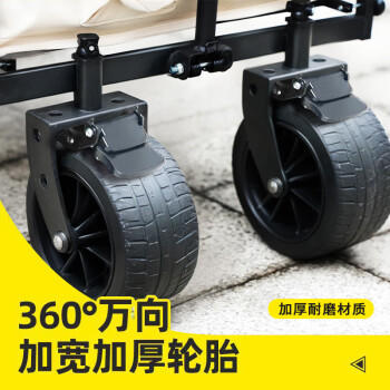 匹克（PEAK）户外露营车折叠坦克轮营地车买菜带娃狗狗宠物推车车 商品图0