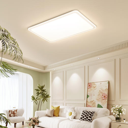 性价比爆款🔥欧普（OPPLE）吸顶灯led全光谱护眼客厅卧室书房餐厅灯具饰现代简约云慕 商品图4