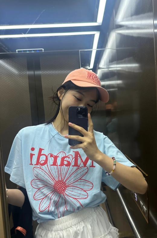 韩国订单夏日态度雏菊花字母纯棉T 商品图8