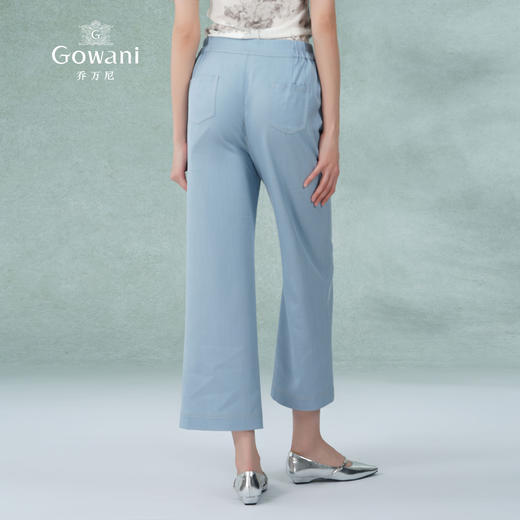 乔万尼新款休闲裤直筒版型休闲显瘦阔腿裤EI2F745 商品图4