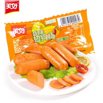 美好 香辣热狗40g*50 整箱装 香脆肠麻辣烤肠零食休闲小吃 /粮油调味 /方便食品 /火腿肠 商品图1