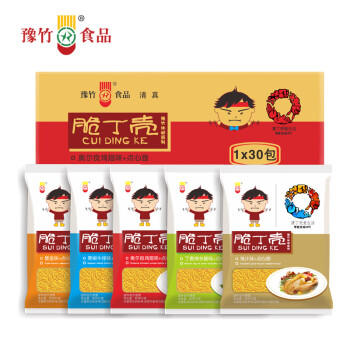 豫竹脆丁壳干脆面整箱袋装45g*50袋掌心面 休闲零食丁香烤羊腿味 /粮油调味 /方便食品 /方便面 商品图2