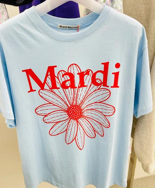 韩国订单夏日态度雏菊花字母纯棉T 商品图11