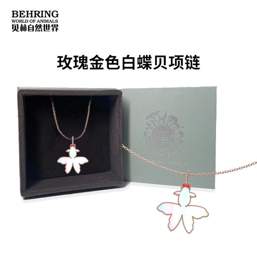 贝林自然世界-遇福鱼系列白蝶贝项链 商品图2