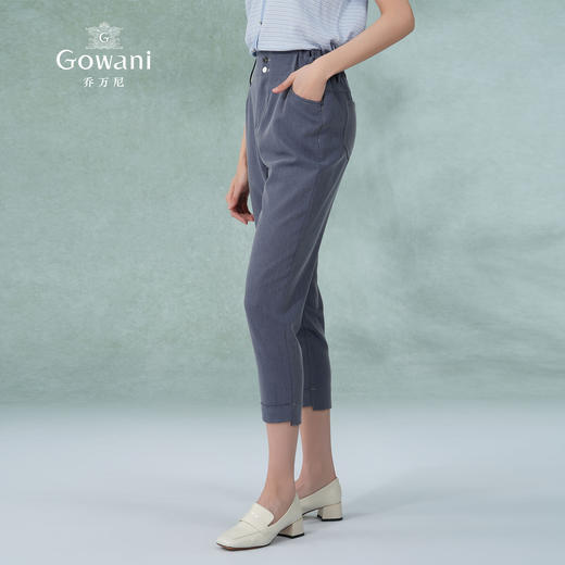 乔万尼新款花苞型休闲裤舒适百搭运动显瘦收脚裤EI2F779 商品图1