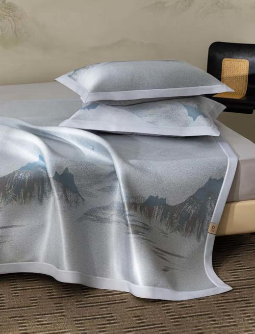 2025款冷循环炫彩提花席（床笠款） A类可机洗，透气凉爽宜人 商品图3