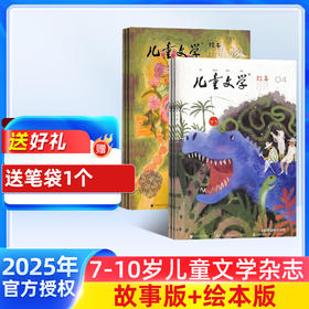 儿童文学杂志儿童版/少年版  双本套  1年共12期 