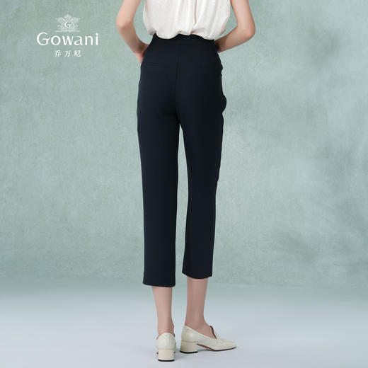 乔万尼新款直筒西装裤高腰显瘦设计轻薄裤子EI2F777 商品图4