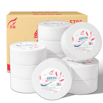 霏羽大卷纸有芯4层700克*12卷平纹商用大盘纸厕纸整箱卫生纸手纸F700 /家庭清洁/纸品 /清洁纸品 /卷纸 商品图7