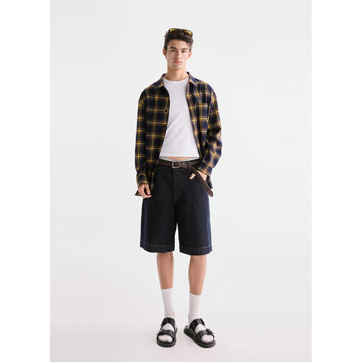 棉仓3631018005-【自在态度】不掉色原牛大袋廓形休闲短裤 商品图2