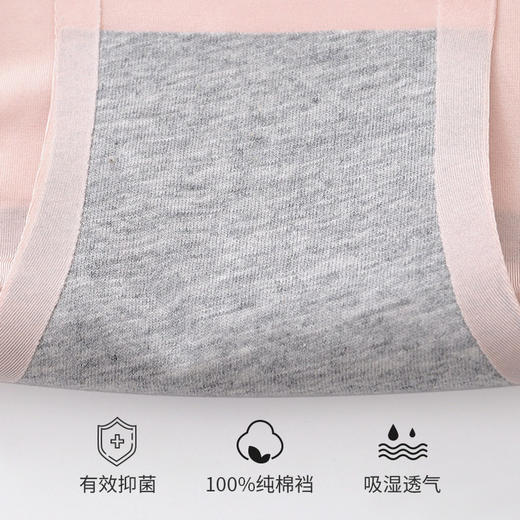 XY-1100  【1条】大码高腰无痕一片式女士三角裤加肥加大冰丝透气纯棉抑菌裆内裤 商品图3
