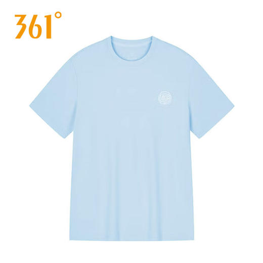 361度运动短袖男2025夏季新款篮球T恤男讯干透气印花休闲半袖552521110-5 商品图0