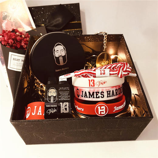 【球迷礼物套装】礼盒装篮球运动手环詹姆斯科比欧文库里哈登杜兰特艾弗森球迷礼物。ry 商品图1