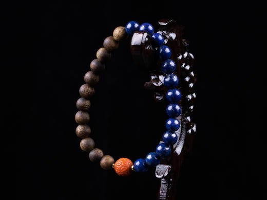 XY0271沉香+南红青金石手串 商品图8