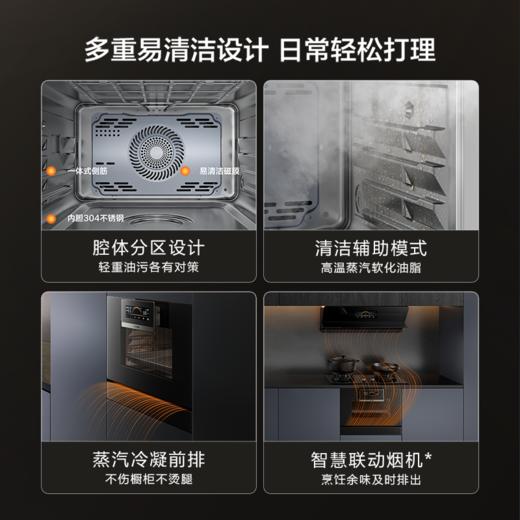 方太蒸烤箱一体机ZK50-EP2/W/G家用烘炸炖多功能嵌入式电蒸箱烤箱 商品图2