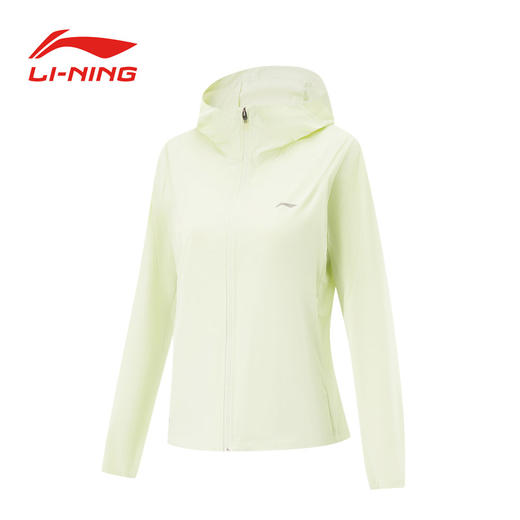 李宁镜面女士夏季防晒服新款原纱冰丝透气运动服AFDV252 商品图0