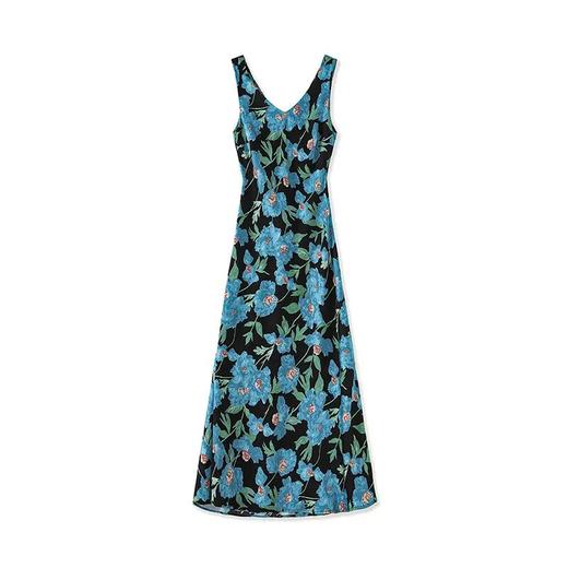 「高货wl」全新升级【铂金会员339/天猫459/差价120】(94216)洛诗琳法式印花背心裙2025夏季新款气质醋酸收腰裙子女94216 商品图4