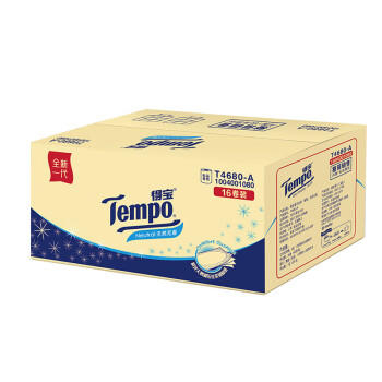 得宝Tempo得宝卷纸4层加厚德宝有芯卷筒纸整箱装家用卫生手纸厕所纸巾 /家庭清洁/纸品 /清洁纸品 /抽纸 商品图5