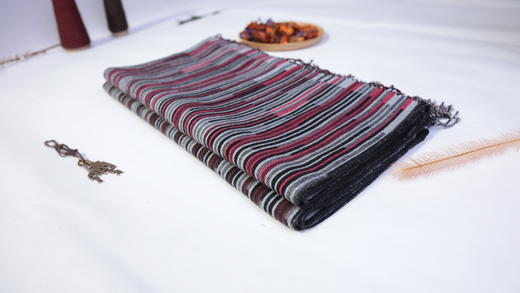 杞冠臻选 | YAKOO 超薄围巾高原风景羊湖款式 50%牦牛绒 50%羊毛 70*190cm 商品图3