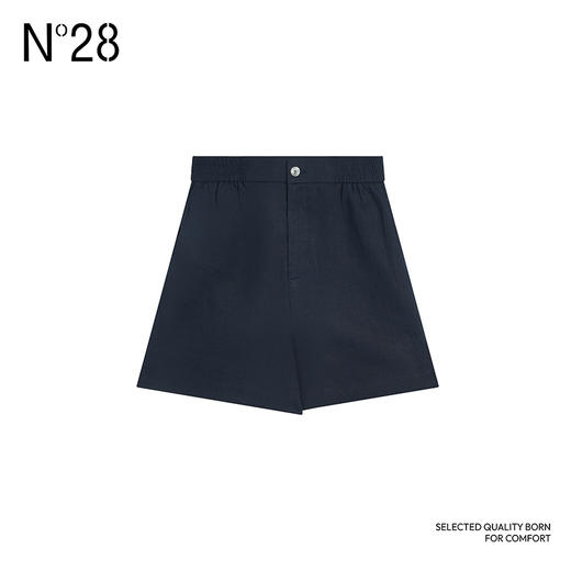 【破价】N°28 2025夏季新款法式高级感百搭短裤女 高腰显瘦休闲裤子885242K531 商品图2