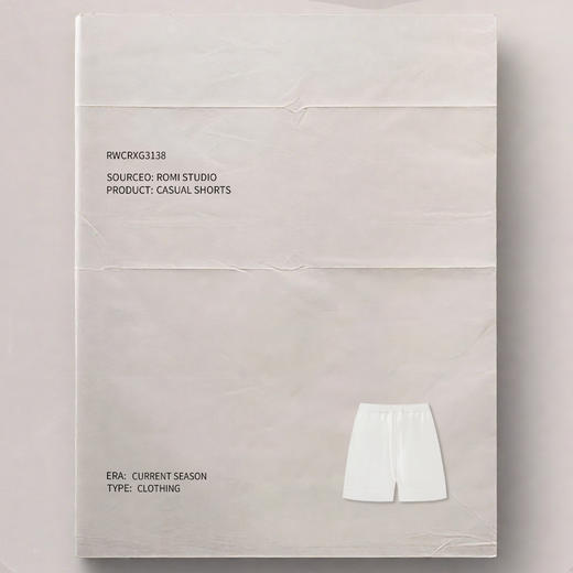 ROMI STUDIO“Clean fit”100%亚麻轻薄松紧腰休闲短裤 RWCRXG3138【发货时效25天】 商品图2