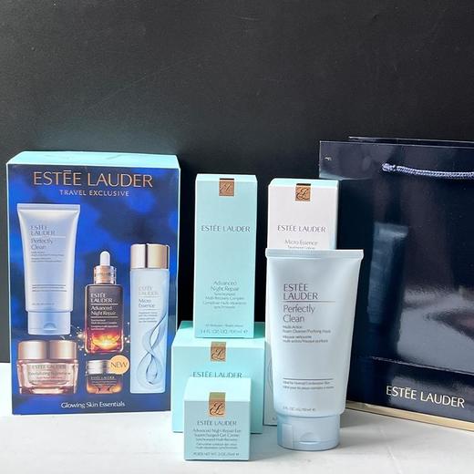 【送礼袋+赠兰蔻口红小样1.6g色号随机】雅诗兰黛正装增量5件套（洁面150ml+智妍面霜75ml+原生液200ml+小棕瓶精华100ml+小棕瓶眼霜15ml ） 商品图3