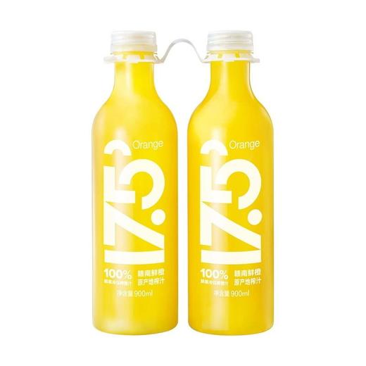 【悦惠精选】农夫山泉17.5°100%鲜果冷压橙汁900ml 商品图0