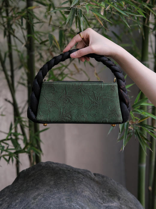 盛唐婧 |墨白手提包-绿色[特价品] 商品图2