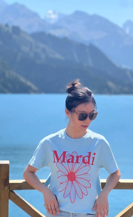 韩国订单夏日态度雏菊花字母纯棉T 商品图4