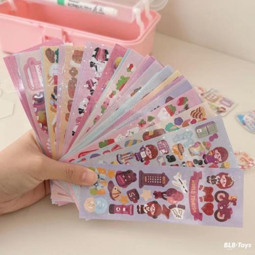 🎈【咕卡套装】不仅要实现咕咔自由！💁还要结合奶油胶！！10后的社交密码~~好玩到根本停不下来万物皆可贴😁 🤫梦回童年小卖部，分分钟实现贴纸自由！！自由发挥你的“无限火力”哈哈啦☺ 商品图1