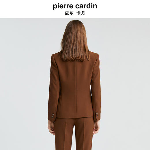 皮尔卡丹女装新款经典通勤一粒扣修身西服P4326U4973K0 商品图2