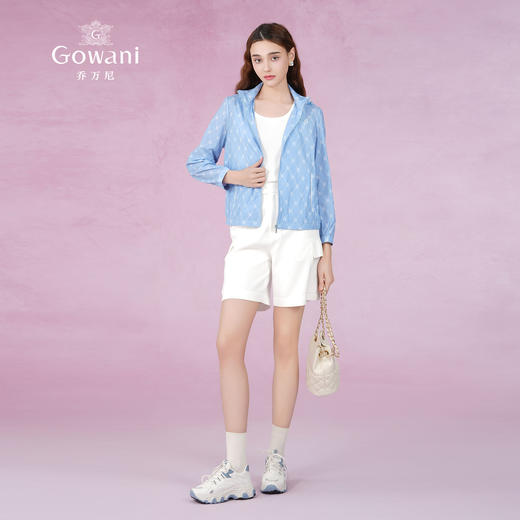 乔万尼衣女款夏季新款小个子连帽设计外套透气清爽ET2B207 商品图1