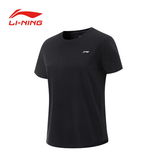李宁夏季冰丝T恤女士速干短袖透气运动服ATSV044 商品图1