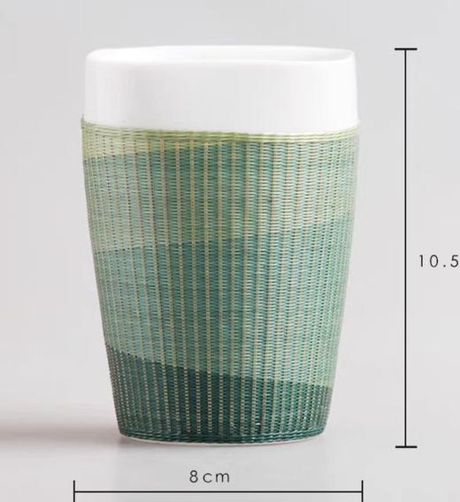 竹丝马克杯绿 商品图0