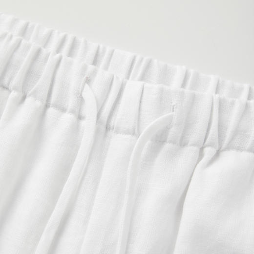 ROMI STUDIO 100%进口亚麻直筒长裤/轻薄宽松版松紧腰RWCRXM3363【发货时效25天】 商品图3