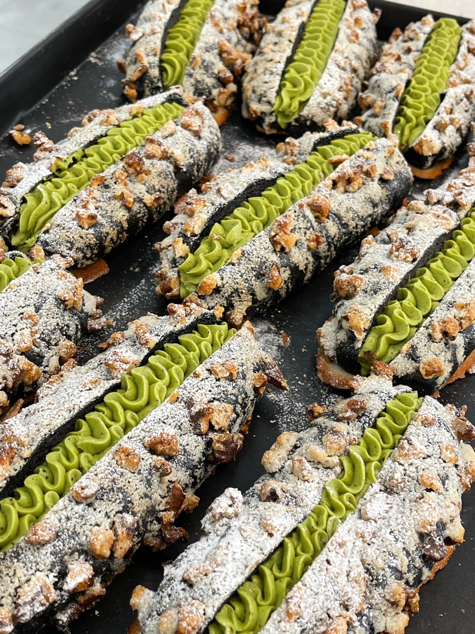 山核桃开心果奶油棒