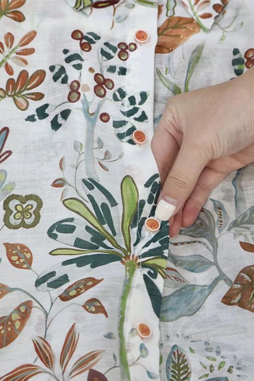 LPIUTY品牌直发！海岛度假波嬉风防晒衬衫 C1225027 商品图10