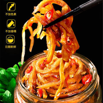 龙老师木瓜丝280g*3罐 下饭菜榨菜咸菜酱菜香辣木瓜条 拌饭拌面粮油调味 /粮油调味 /调味品 /榨菜/酱腌菜 商品图4