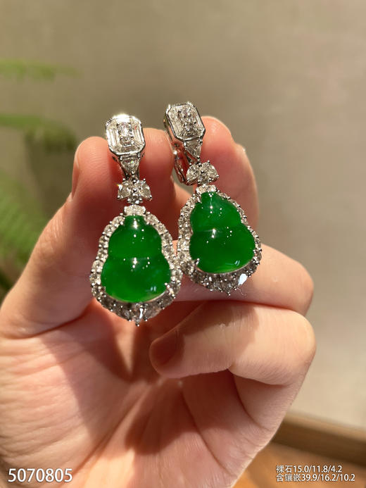 5070805，葫芦耳坠。具体价格微信咨询 商品图0