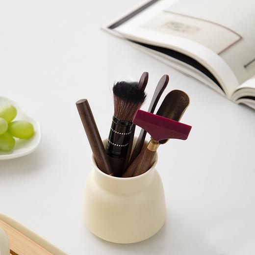 茶道六君子黑檀木茶刮茶夹泡茶配件 商品图2