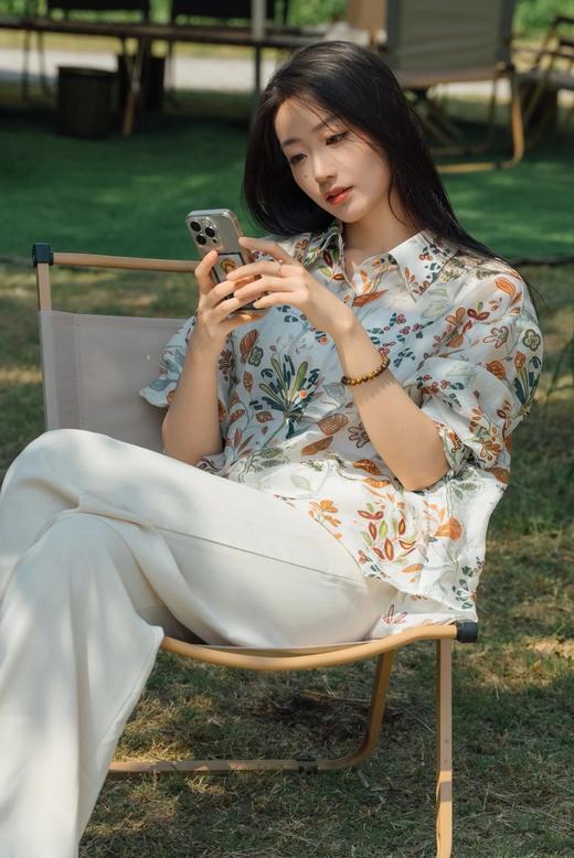 LPIUTY品牌直发！海岛度假波嬉风防晒衬衫 C1225027 商品图1