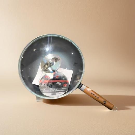 珍珠生活 炼铁AA窒化两面凸凹炒锅 商品图0