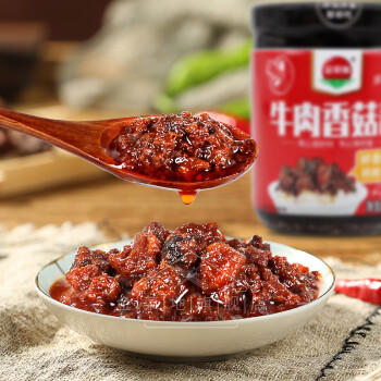 金菜地牛肉香菇酱拌饭拌面酱下饭菜佐餐辣酱220g安徽老字号 /粮油调味 /调味品 /中式酱料 商品图1