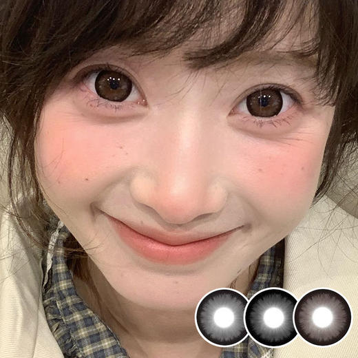 AROMI / 贴贴比熊/憨憨黑柴/蹦蹦秋田 / 美瞳半年抛 / 14.5mm / 双倍明显扩瞳 商品图1