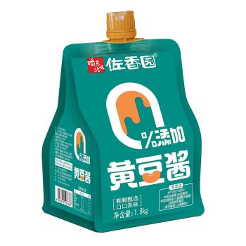 佐香园 黄豆酱【零添加】豆瓣酱 1800g 东北大酱非转基因大豆 /粮油调味 /调味品 /烹饪酱 商品图2
