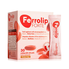 【保税】意之宝 Ferrolip 补铁粉末红皇后 铁粉PLUS 30条/盒