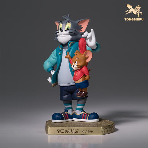 铜师傅 正版授权《猫和老鼠》AC款 限量手办 桌面铜摆件 商品图3